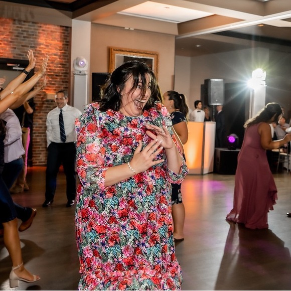 ASOS Curve Midi Dress, Long Sleeve, Frill Detail- Like New- Size 18 - Picture 2 of 3